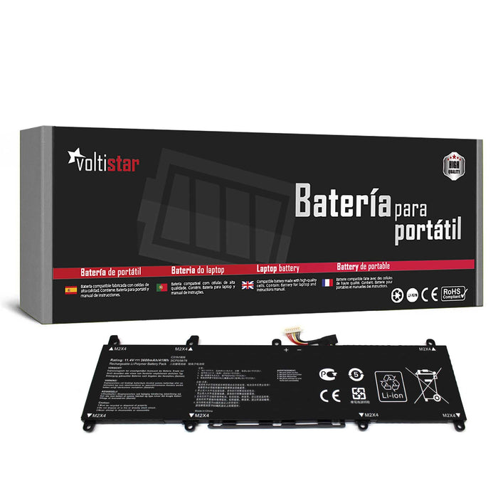Batería Para Portátil Asus Vivobook S330F S330Ua X330Ua X330Fl K330 C31N1806 C31Pij11