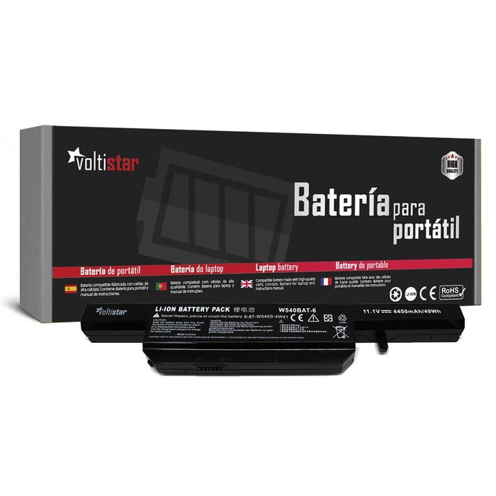 Batería Para Portátil Clevo W155U W540Eu W54Eu W550 W550Eu W55Eu W540