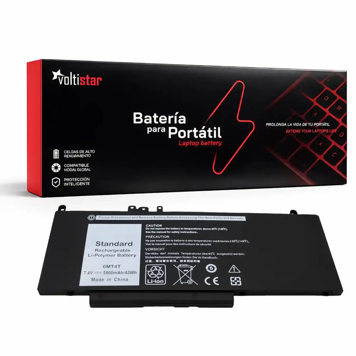 Batería Para Portátil Dell Latitude E5470 E5550 E5570 6Mt4T 7V69Y Hk6Dv K3Jk9 J8Fxw
