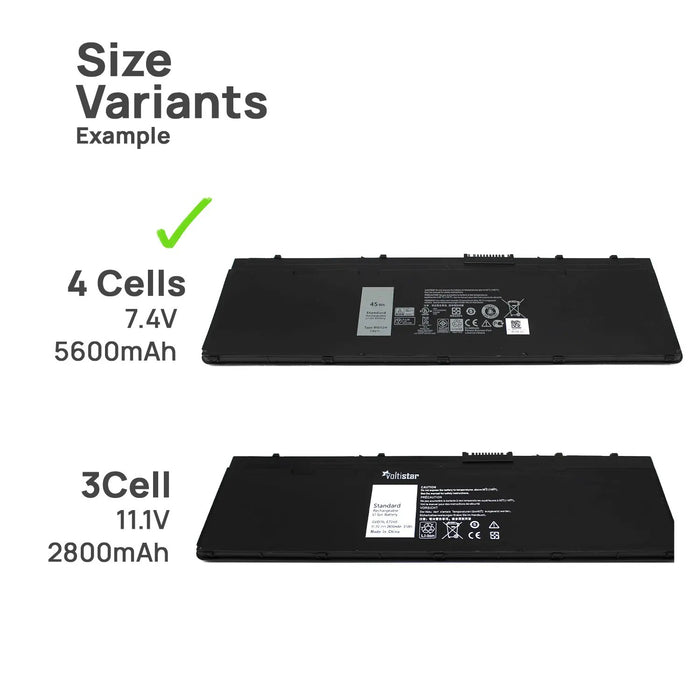 Batería Para Portátil Dell Latitude 12 7000 E7240 E7250 Wd52H