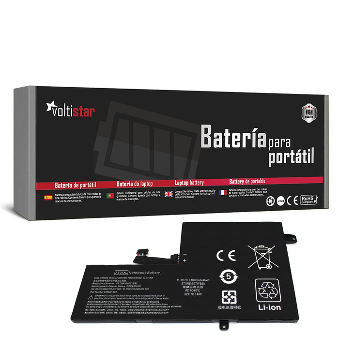 Batería Para Portátil Hp Chromebook 11 G5 As03Xl Hstnn-Ib7W 918340-1C1