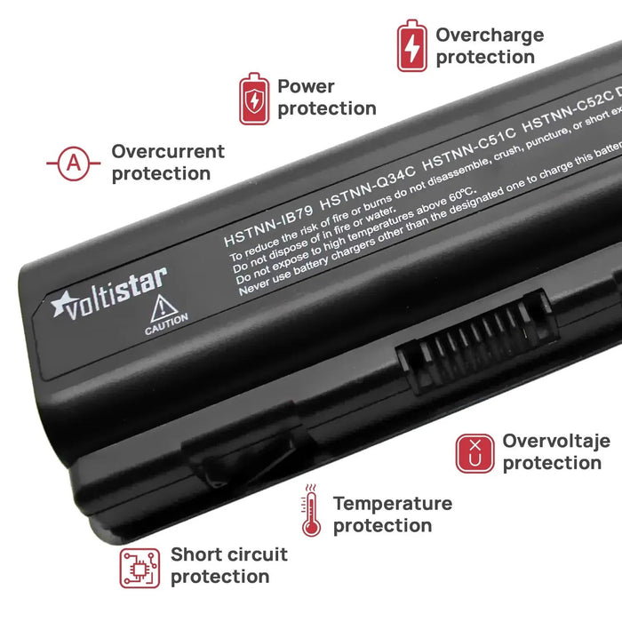 Batería Para Portátil Hp Compaq Presario Cq40-100 Cq40-200 Cq40-300 Cq40-400 Cq40-500 Cq40-600 Cq40-700 Series 10.8V 4400Mah