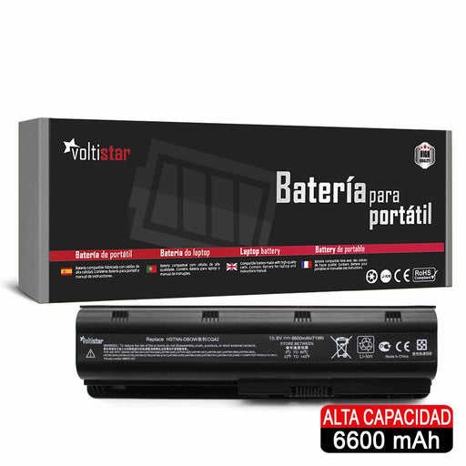 Batería Para Portátil Hp Compaq Presario Cq43-200 Cq72-100 Cq72-200 Cq72-300 Cq72-400 Cq43-101 Cq43-102 Series 10.8V 6600Mah