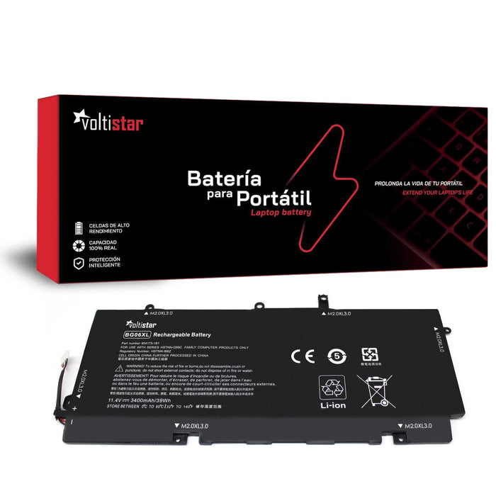 Batería Para Portátil Hp Elitebook Folio 1040 G3 Bg06Xl Hstnn-Ib6Z