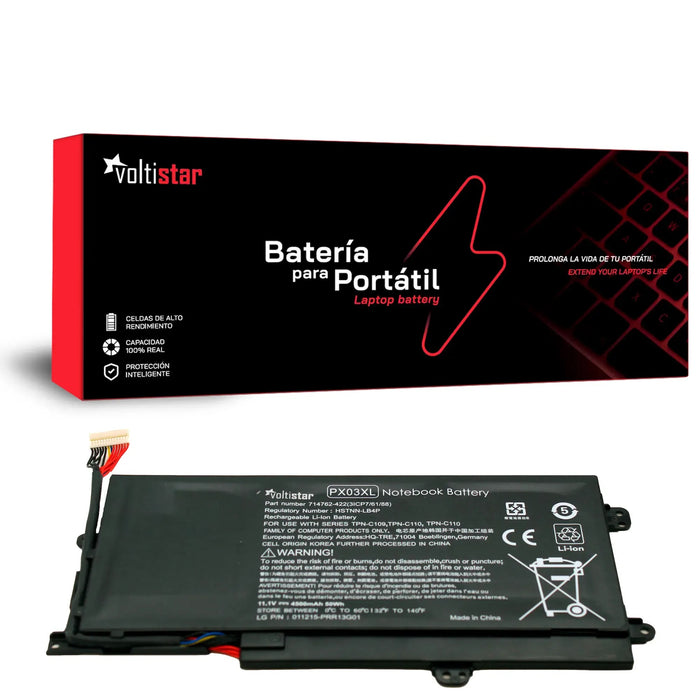 Batería Para Portátil Hp Envy 14 14-K010Us 14-K027Cl M6-K | Px03Xl 715050-001