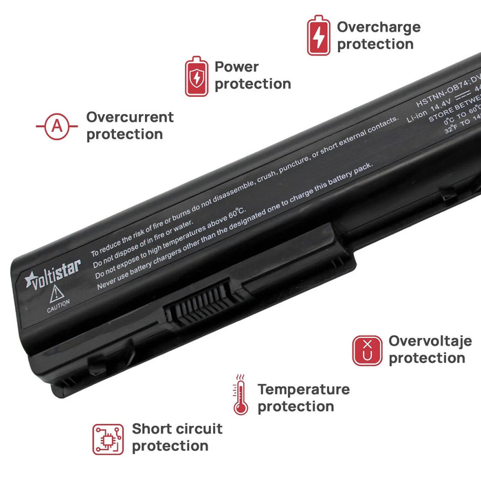 Batería Para Portátil Hp Hdx X18-1000 X18-1100 X18-1200 X18-1300 X18-1000Eo X18-1001Tx X18-1001Xx Series 14.4V 4400Mah