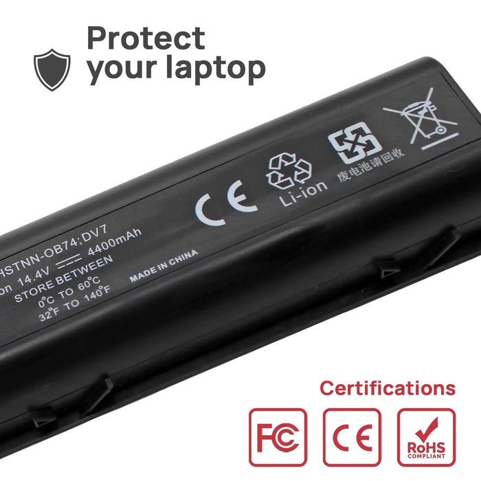 Batería Para Portátil Hp Hdx X18-1000 X18-1100 X18-1200 X18-1300 X18-1000Eo X18-1001Tx X18-1001Xx Series 14.4V 4400Mah