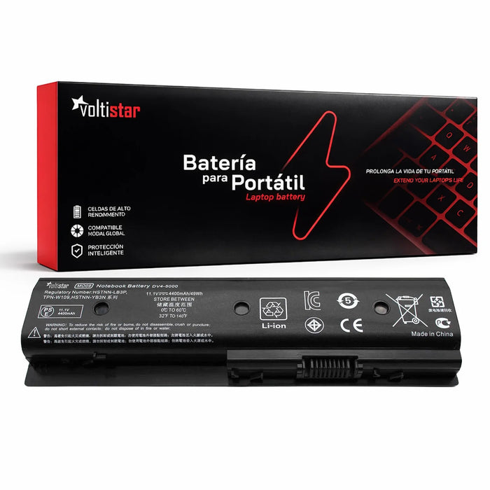 Batería Para Portátil Hp Nbp6A218E1 Tpn-P102 Tpn-W106 Tpn-W107 Tpn-W108 Tpn-W109