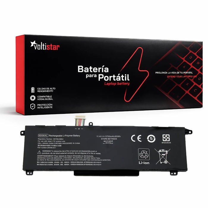 Batería Para Portátil Hp Omen 15-Ek 15-Ek0000 15-En 15-En0000 Sd06Xl Hstnn-Db9U (Tipo B)