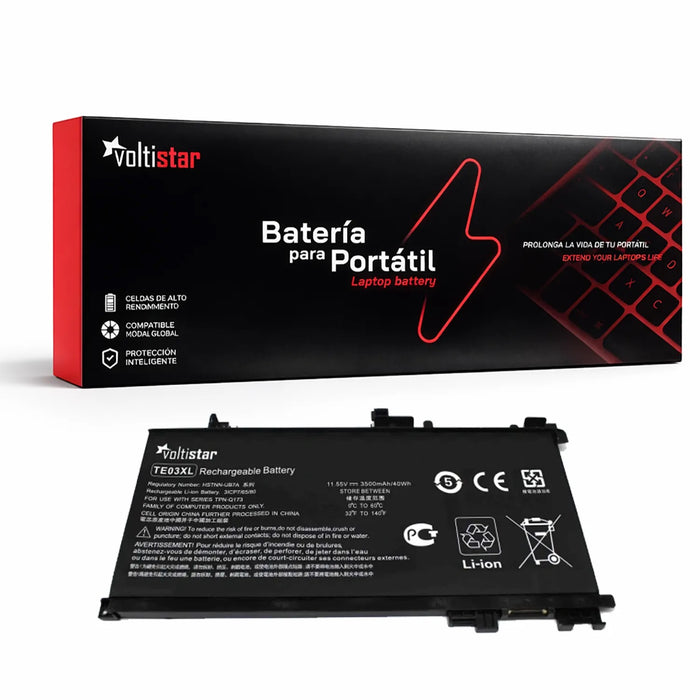 Batería Para Portátil Hp Te03Xl Hstnn-Ub7A Te03061Xl Tpn-Q173