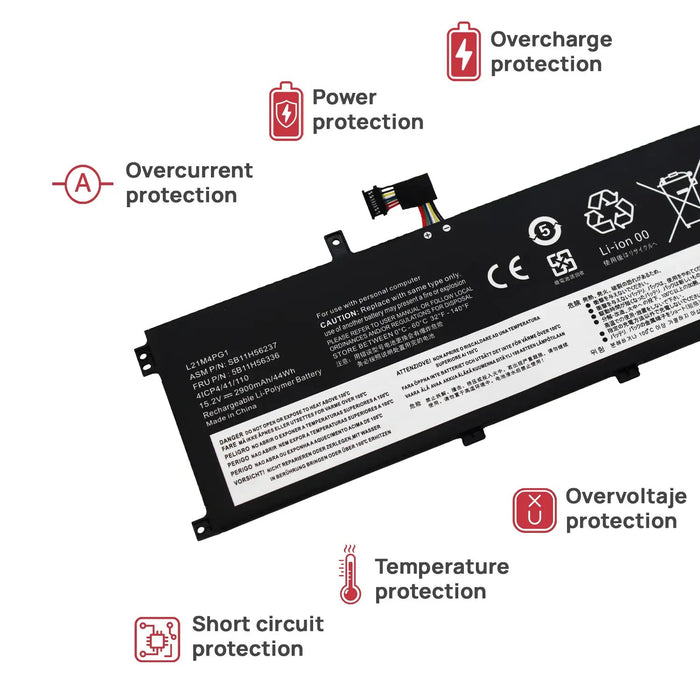 Batería Para Portátil Lenovo L21M4Pg1 L21D4Pg1 Thinkpad L13
