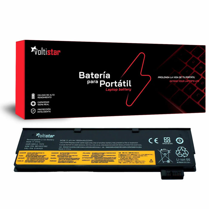 Batería Para Portátil Lenovo Thinkpad A475 A485 T570 T480 T580 01Av422 01Av423 01Av452