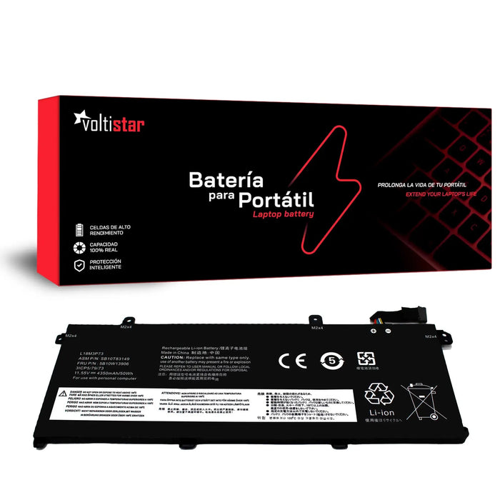 Batería Para Portátil Lenovo Thinkpad P43S T490 T495 T14 Gen 1 L18M3P73 L18M3P74