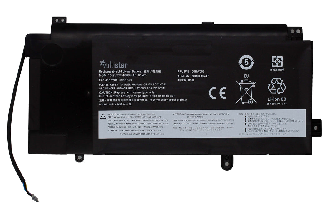 Batería Para Portátil Lenovo Thinkpad Yoga 15 00Hw008