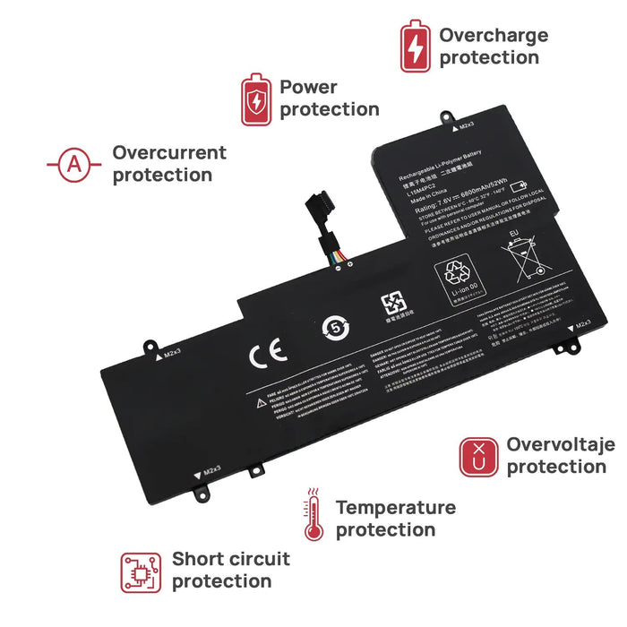 Batería Para Portátil Lenovo Yoga 710-15Ikb 5B10K90778