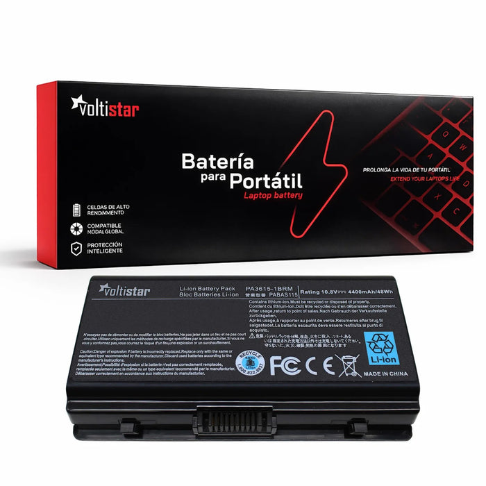 Batería Para Portátil Toshiba Satellite Pro L40 L40-159 L45 Pa3615U-1Brm Pabas115 Pa3615U-1Brs