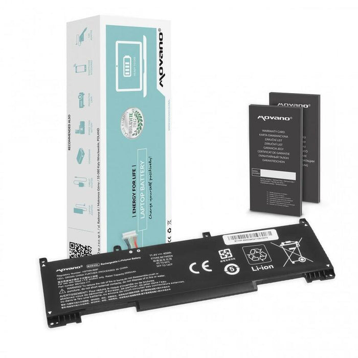 Bateria Rh03xl Do Hp Probook 440 445 450 630 640 650 G8 G9 G10 - 3550 Mah (40 Wh)
