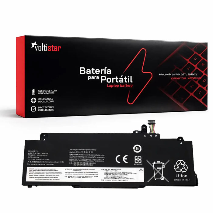 Bateria Para Portatil Thinkpad T14S G5 G6 L23M3P75 L23C3P70 L23D3P76