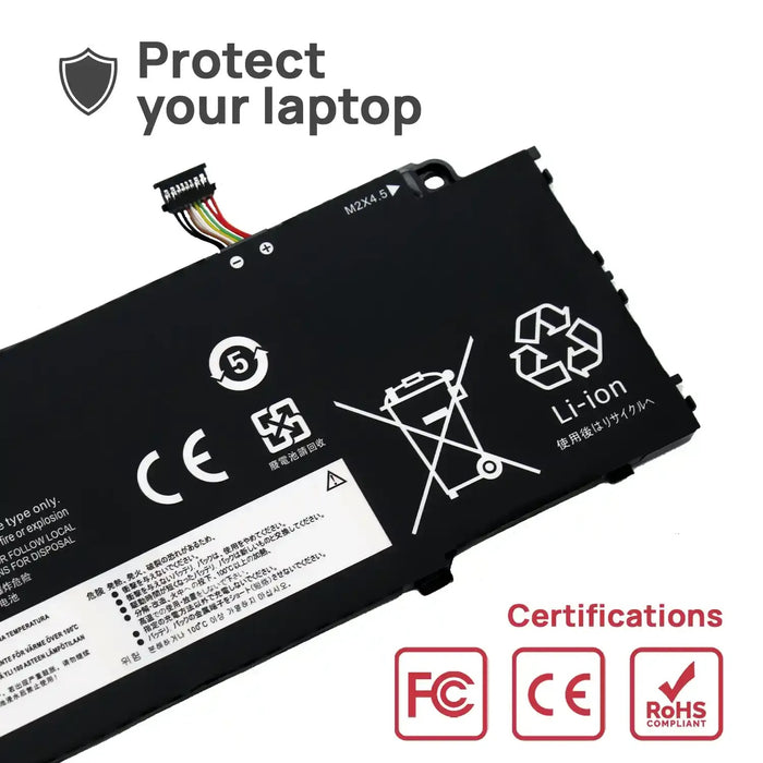 Bateria Para Portatil Thinkpad X13 Yoga G4 L22B4P70 L22C3P74 L22M4P70