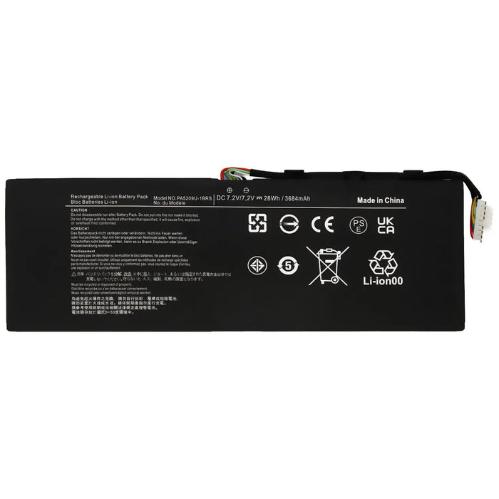 Batería Pa5209U-1Brs Para Portátil Toshiba Satellite L10W-C L12-C-104 L15W-B1302