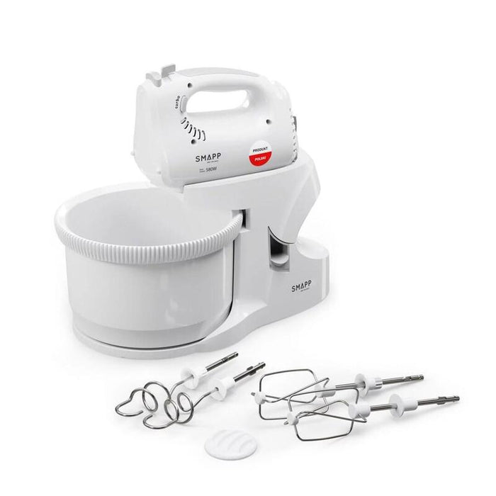 Batidora De Mano Smapp Con Bol 451.6 Blanca