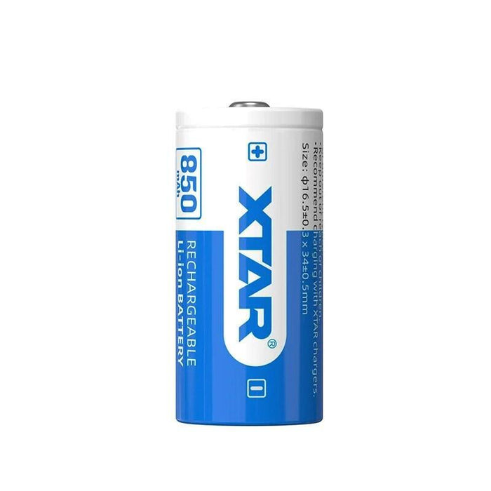 Battery 16340/R-Cr123 3,7v Li-Ion 850 Mah