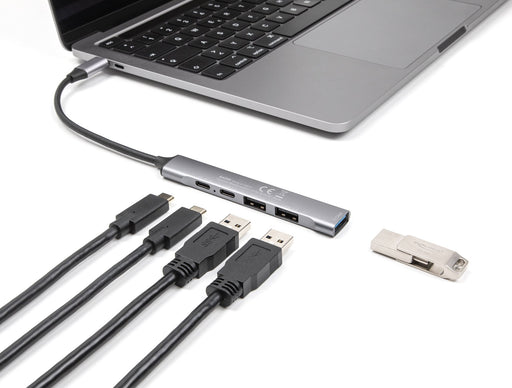 EAN 4043619642984 - DeLOCK 64298 base para portátil y replicador de puertos Alámbrico USB 3.2 Gen 2 (3.1 Gen 2) Type-C Gris imagen 2