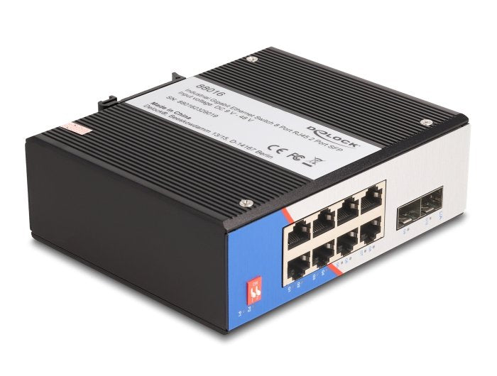 EAN 4043619880164 - DeLOCK 88016 switch No administrado Gigabit Ethernet (10/100/1000) Negro imagen 1