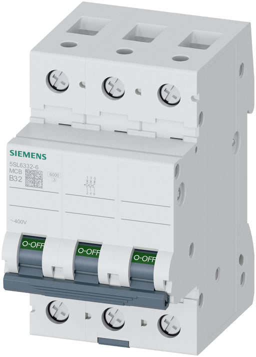 EAN 4001869388892 - Siemens 5SL6332-6 corta circuito Disyuntor en miniatura Tipo B 3 imagen 1