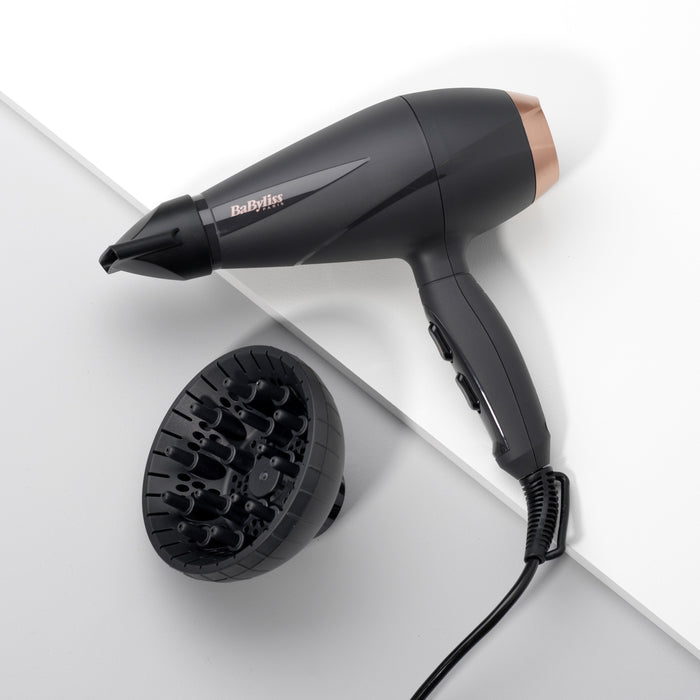 EAN 3030050154849 - BaByliss Smooth Pro 2100 secador 2100 W Negro, Oro rosado imagen 7