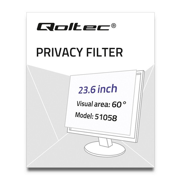 EAN 5901878510583 - Qoltec 51058 filtro para monitor 59,9 cm (23.6") imagen 2