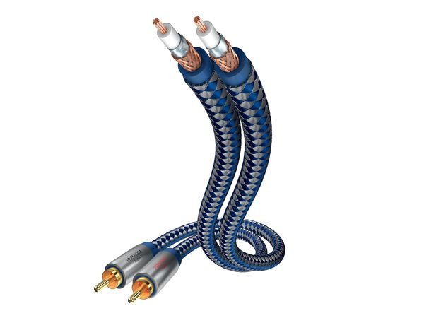 EAN 4001985507818 - Inakustik 0040405 cable de audio 5 m 2 x RCA Azul, Plata imagen 1