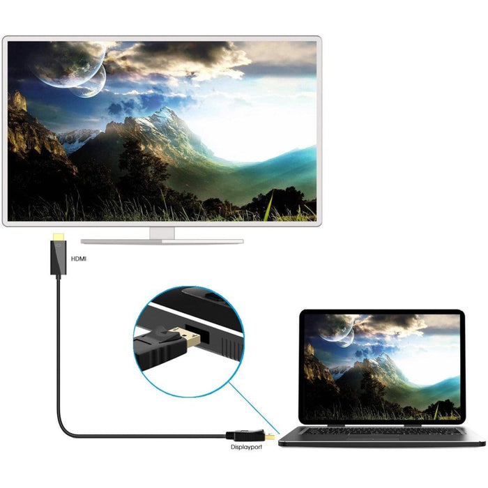 EAN 8054529020829 - Techly ICOC DSP-H12-020 adaptador de cable de vídeo 2 m DisplayPort HDMI Negro imagen 7