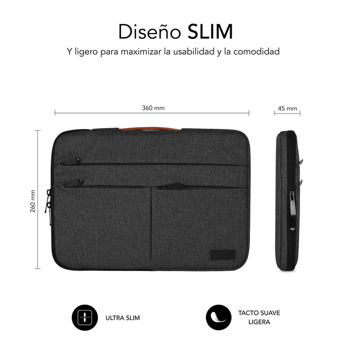 EAN 8436586742676 - SUBBLIM SUBLS-AP36001 maletines para portátil 35,6 cm (14") Gris imagen 6