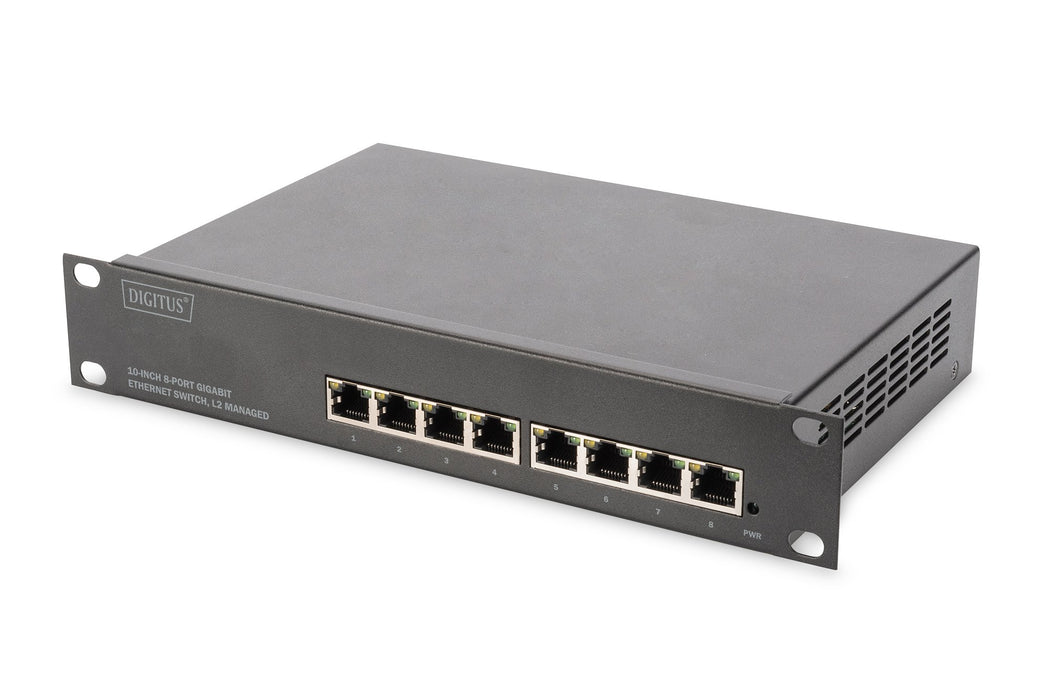 EAN 4016032464358 - Digitus DN-80117 switch L2+ Gigabit Ethernet (10/100/1000) Negro imagen 1