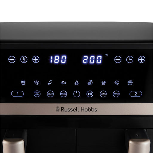 EAN 5038061168167 - Russell Hobbs SatisFry Dual Basket Heißluftfritteuse Doble 9 L Independiente 2800 W Freidora de aire cali imagen 2