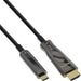 EAN 4043718304035 - InLine 64250A adaptador de cable de vídeo 50 m USB Tipo C HDMI Negro imagen 1