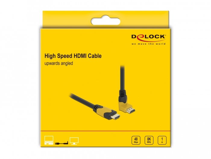 EAN 4043619869886 - DeLOCK 86988 cable HDMI HDMI tipo A (Estándar) Negro, Amarillo imagen 3