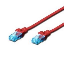 EAN 4016032317517 - Digitus 0.25m Cat5e U-UTP cable de red Rojo 0,25 m U/UTP (UTP) imagen 1