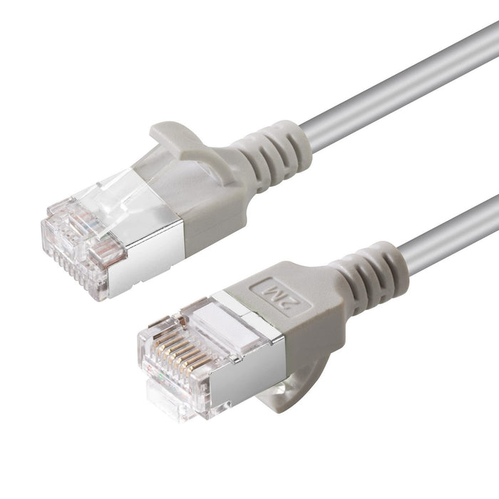 EAN 5715063027363 - Microconnect V-FTP6A02-SLIM cable de red Gris 2 m Cat6a U/FTP (STP) imagen 1