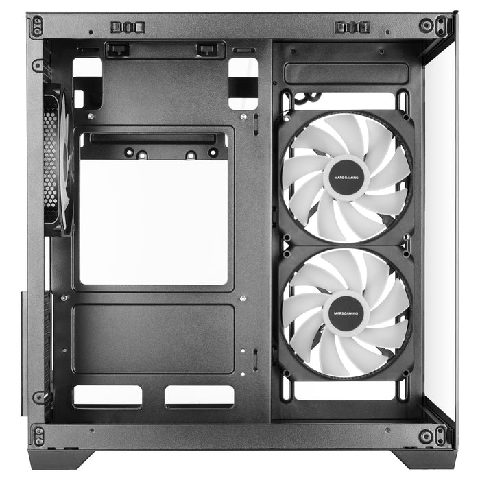 EAN 8435693114437 - Mars Gaming MCVIEW3 carcasa de ordenador Mini Tower Negro imagen 8