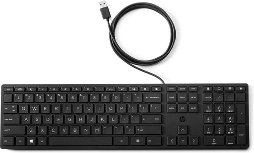 EAN 0194721888297 - HP 320K Wired Keyboard teclado Oficina USB Negro imagen 1