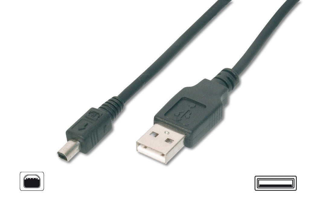 EAN 4016032282860 - ASSMANN Electronic AK-300107-018-S cable USB USB 2.0 1,8 m USB A Mini-USB B Negro imagen 1