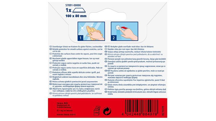 EAN 4042448884978 - TESA Protect deslizador de fieltro para muebles 1 pieza(s) Rectangular imagen 2
