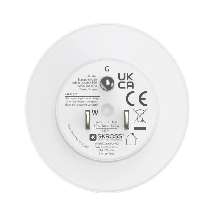 EAN 4047443553652 - Hama 00223485 adaptador de enchufe eléctrico Tipo B Tipo C (Euroconcexión) + Tipo F Blanco imagen 5