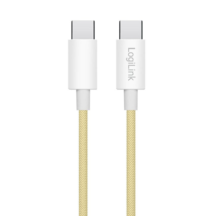 EAN 4052792078060 - LogiLink CU0349 cable USB USB 2.0 1 m USB C Amarillo imagen 2