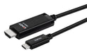 EAN 4002888434331 - Lindy 43433 adaptador de cable de vídeo 1 m USB Tipo C HDMI Negro imagen 3