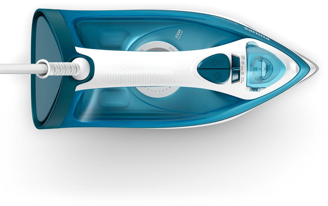 EAN 8720389003035 - Philips 3000 series DST3011/20 plancha Plancha a vapor Suela de cerámica 2100 W Azul imagen 2