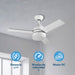 EAN 8426156017709 - Grunkel SKYECO-52 ventilador Blanco, Madera imagen 5