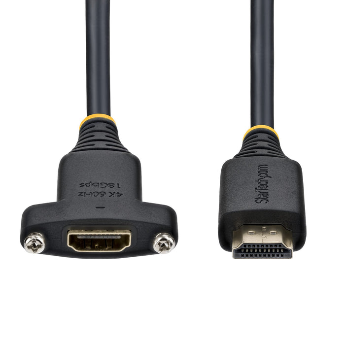 EAN 65030927864 - StarTech.com HDMI2PNLFM-180CM cable HDMI 1,8 m HDMI tipo A (Estándar) Negro imagen 6